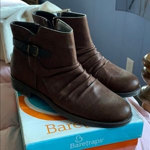 Baretraps ankle boot, brush brown, women’s size 11